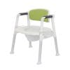 De MultiMotion Commode douchestoel is een praktisch hulpmiddel omdat deze zowel geschikt is voor gebruik onder de douche als naast een bed of ergens anders in huis als toiletstoel.