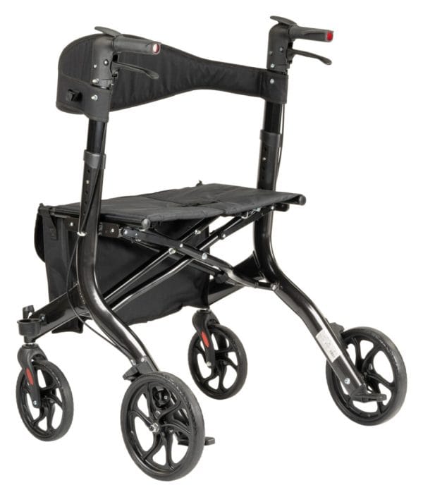 De MultiMotion Light XL rollator is speciaal gebouwd voor extra zware belasting, hij kan belast worden tot 200 kg.