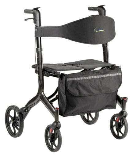 De MultiMotion Light XL rollator is speciaal gebouwd voor extra zware belasting, hij kan belast worden tot 200 kg.