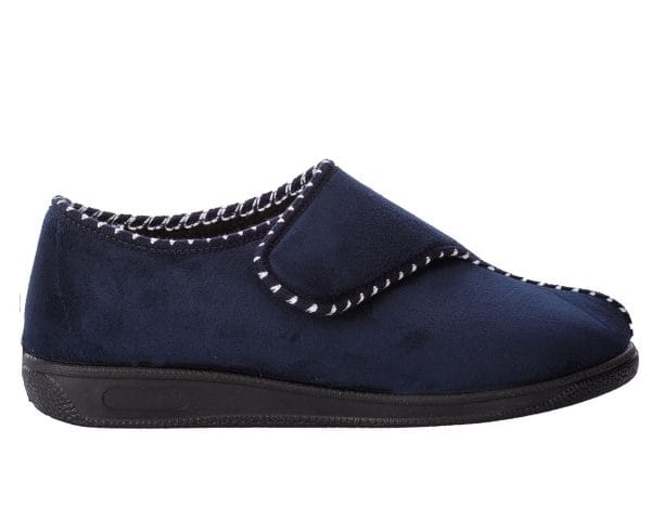 De MSF pantoffel is stijvol en comfortabel in de kleur blauw van Thuiszorgwinkel.nl