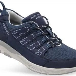 Activity Hero Evo Blue is een therapeutische schoen uit het Podartis Podynamica- assortiment dat speciaal is ontworpen om gevoelige te beschermen tijdens fysieke activiteit in het geval van metatarsalgie problemen en een hallux valgus.