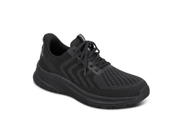 De zwarte Tilos schoen van Orthofeet