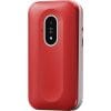 Doro Leva L20 telefoon vooraanzicht in de kleur rood.